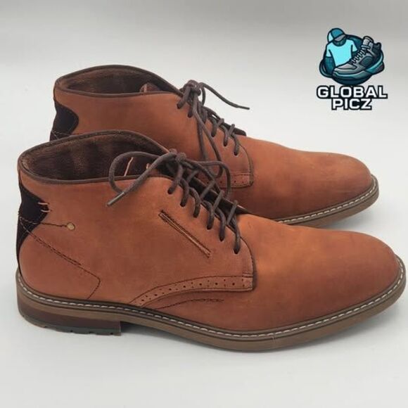 Arkbird Chukka Boots Men\'s Size 12 Brown Leather Oxford Ankle Lace Up Casual main image 6